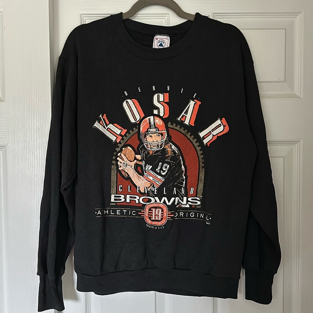 Vintage Cleveland Browns Bernie Kosar Crewneck - M